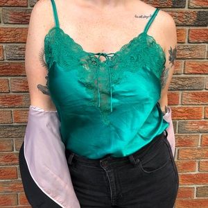 VINTAGE Silk & Satin camisole